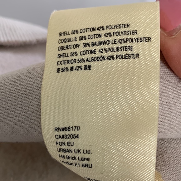 Anthropologie Pilcro Aubrey Draped Cardigan Open Front Beige Size L/XL - Picture 14 of 14